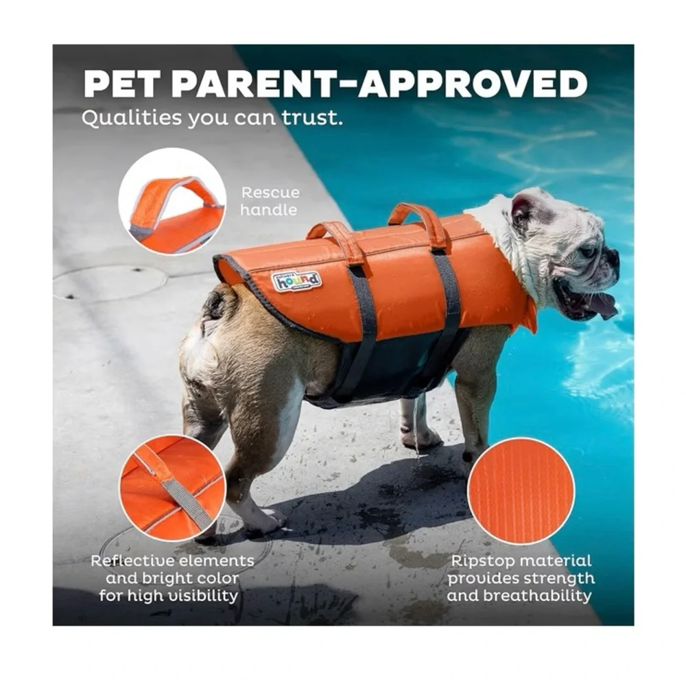 Outward Hound High Buoyancy Dog Life Vest Preserver